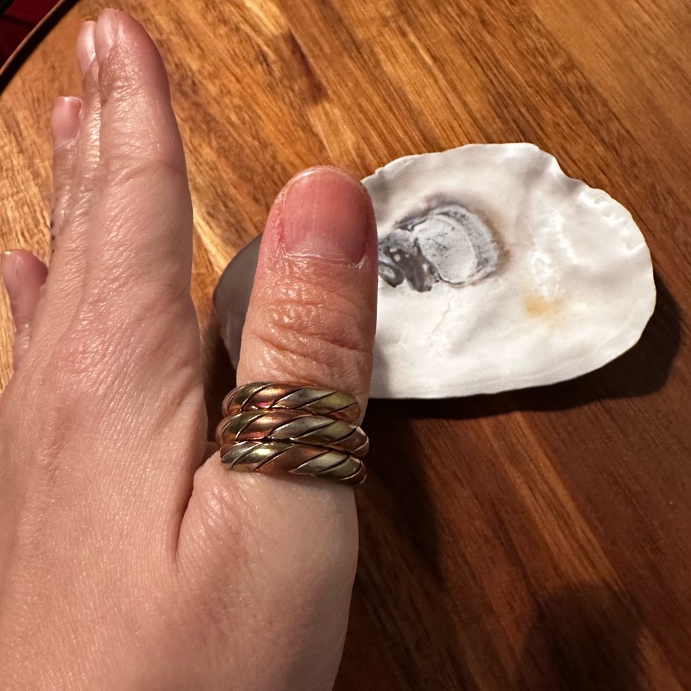 Twisted Copper ring - Picture 3 of 4